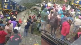Agricultores impiden paso de buses y trenes durante paro en Cusco