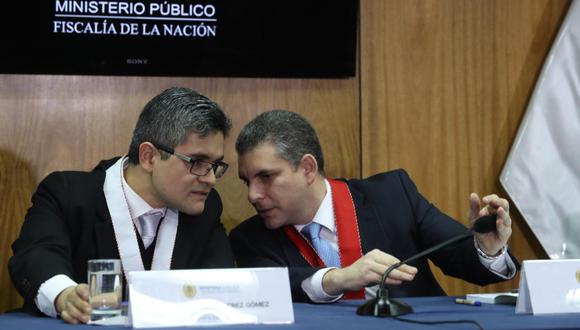 Los fiscales Rafael Vela y José Domingo Pérez&nbsp;buscarán llegar a un acuerdo de colaboración con el banco de Andorra. (Foto: GEC)