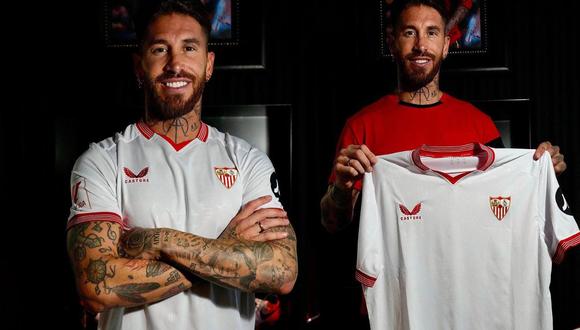 Sergio Ramos firmó por el Sevilla. (Foto: Instagram)