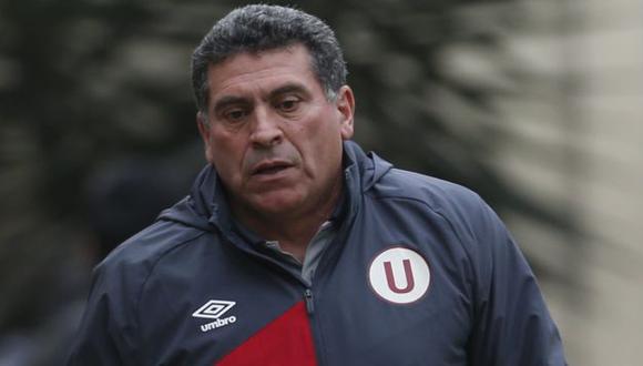 Luis Fernando Suárez está triste tras derrota ante Unión Comercio. (Mario Zapata)