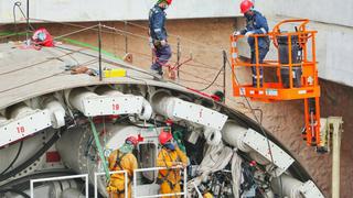 Gigantesca tuneladora de la Línea 2 del Metro de Lima tiene un avance de ensamblaje e instalación del 80%