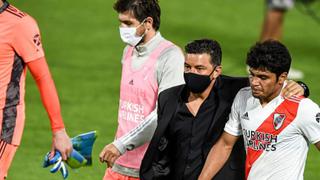 El mensaje de River Plate a Robert Rojas, quien salió lesionado en la Copa Libertadores