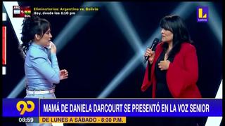 Mamá de Daniela Darcourt se presenta en casting de “La Voz Senior” y sorprende a la salsera