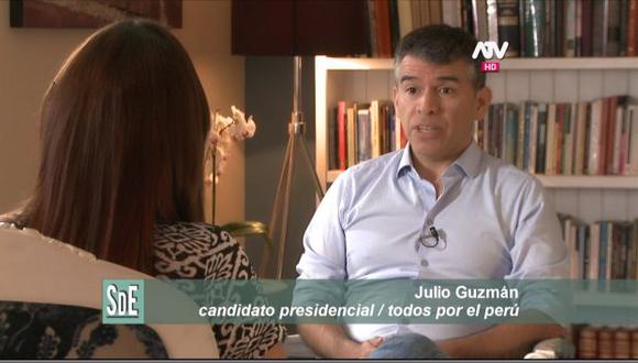 Julio Guzmán propuso eliminar la figura de primera dama. (ATV)