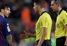 Lionel Messi le negó el saludo a árbitro tras el Barcelona-Girona por Liga [VIDEO]