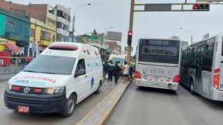 Choque de buses del Metropolitano a la altura de la estación Caquetá dejó 19 heridos