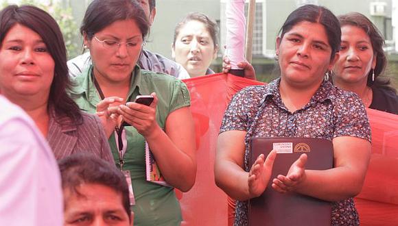 Juana Huancahuari estuvo rondando el desactivado programa Gestores del Congreso. (USI)