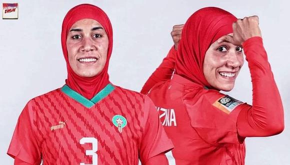 Nouhaila Benzina usará el hiyab este lunes 24 de julio (Foto: AFP).