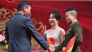 Primera boda homosexual en el ejército de Taiwán [FOTOS]