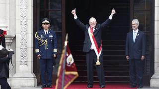 Pedro Pablo Kuczynski llegó a Palacio de Gobierno como presidente del Perú [Fotos]