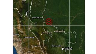 Sismo de magnitud 4,1 se sintió esta tarde en la región San Martín