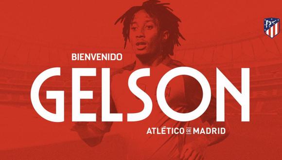 Gelson Martins llega procedente de Sporting Lisboa (Foto: Atlético de Madrid).