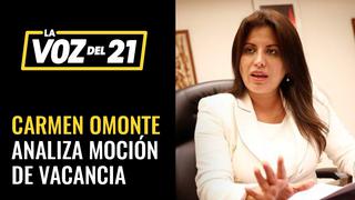 Carmen Omonte analiza el pedido de vacancia presidencial