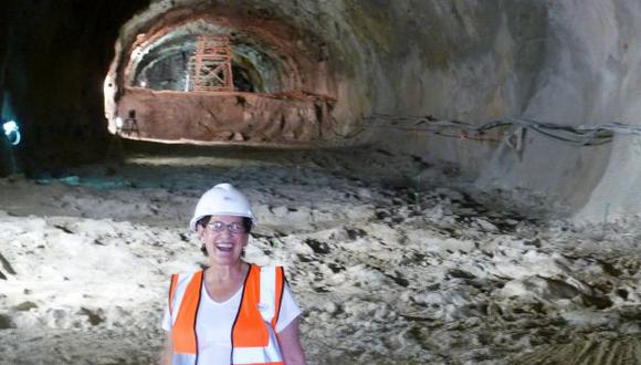 Susana Villarán y los túneles olvidados de Santa Rosa. (Perú21)