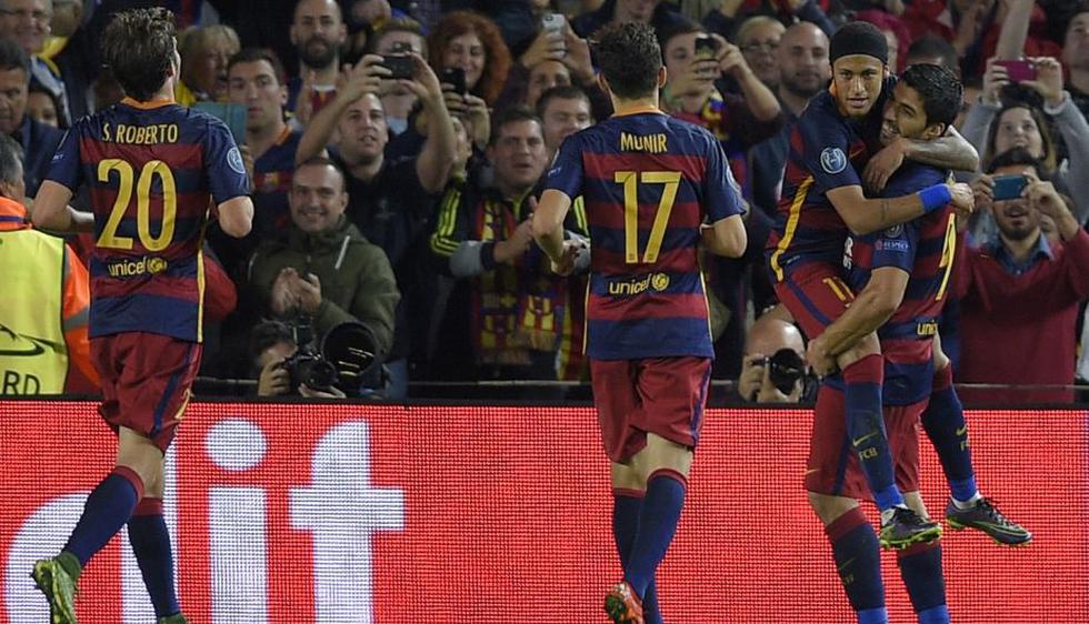 Barcelona goleó 3-0 al BATE Borisov por la Champions League con goles de Luis Suárez y Neymar. (AFP)