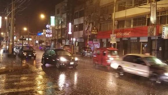 Se reportan intensas lluvias en distintos distritos de Lima. (Facebook)