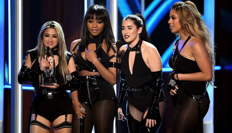 Fifth Harmony se presentó por primera vez sin Camila Cabello en los People's Choice Awards 2017. (AFP)