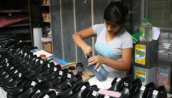 La Sociedad Peruana de Pyme dice que es necesario repotenciar el rubro de calzado. (Heiner Aparicio)