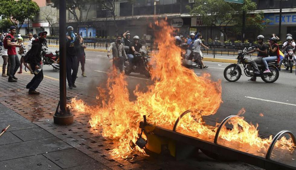 Diversas protestas contra Maduro se registraron en todo el país. (Foto: AFP)