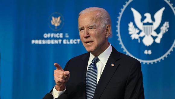 Joe Biden dice que someter a Donald Trump a juicio político es “decisión del Congreso” (AFP / JIM WATSON)