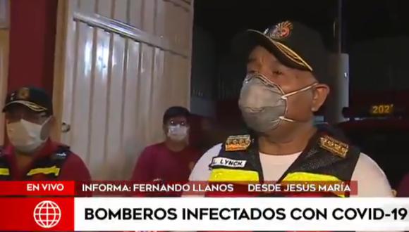 Por otro lado, durante estos 52 días de cuarentena por el COVID-19, Larry Lynch sostuvo que se ha atendido 5.200 emergencias a nivel nacional, 2.900 emergencias en Lima y Callao. (Foto Captura América TV)