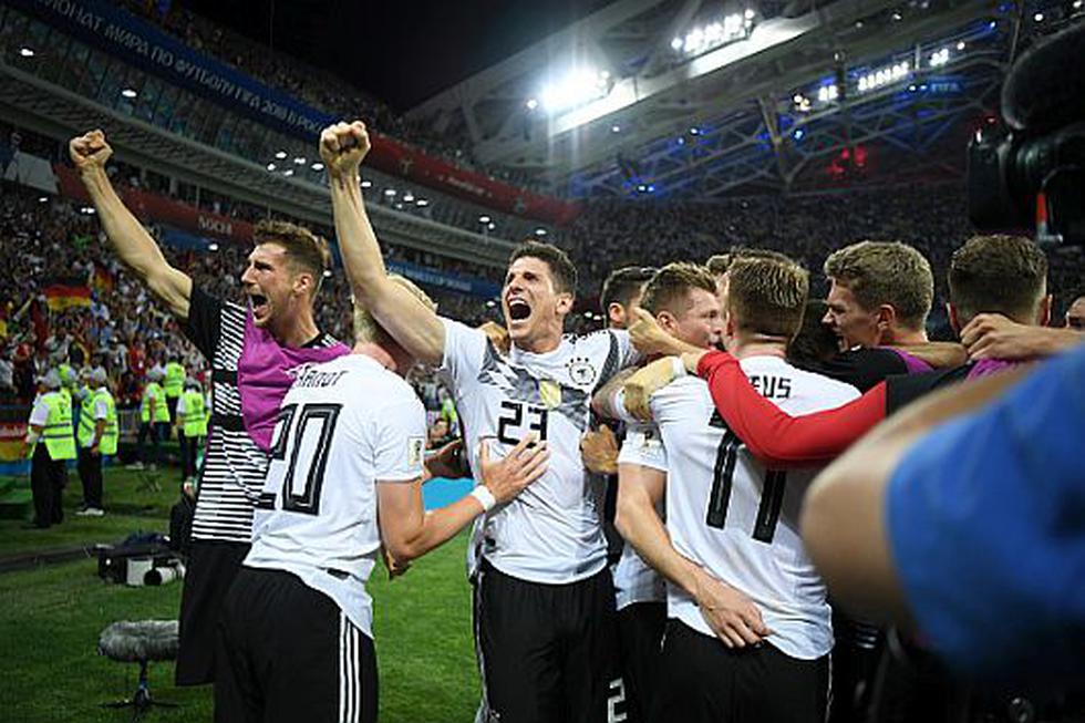Alemania ganó a Suecia por 2-1. (GETTY)