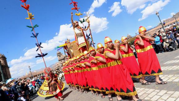 Cusco. El Inti Raymi o la Fiesta del Sol fue institucionalizada en Cusco desde el año 1944. (FOTO: Juan Sequeiros)