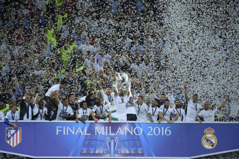 Real Madrid venció por penales al Atlético de Madrid y es campeón de la Champions League. (AFP)
