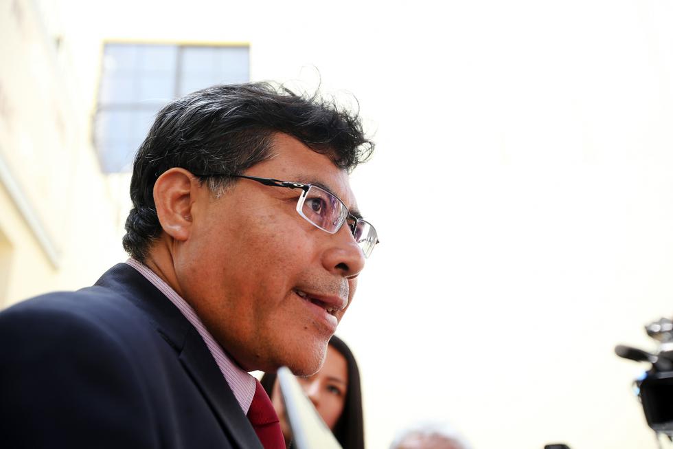El fiscal Germán Juárez presentó esta mañana la acusación contra el expresidente Ollanta Humala y su esposa Nadine Heredia. (GEC)