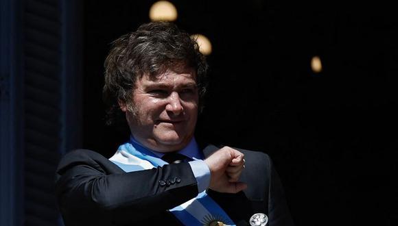 Milei cumplió un mes al mando de Argentina. (AFP).