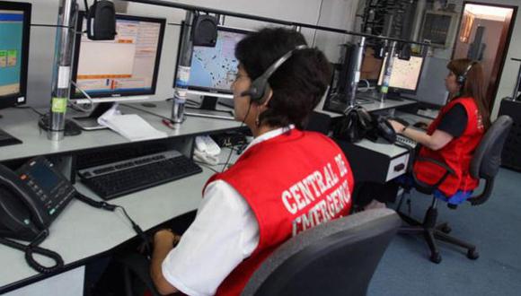 La central de emergencias de los bomberos recibe falsas llamadas. (Cuerpo General de Bomberos Voluntarios del Perú)