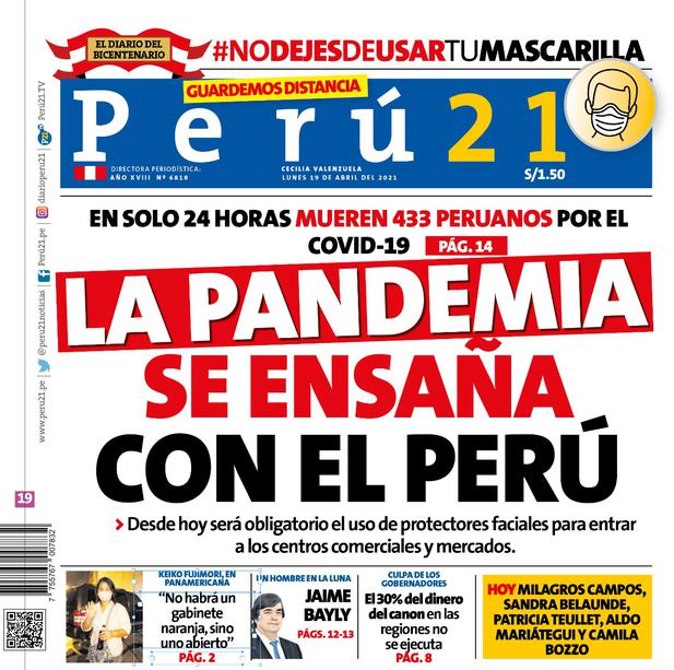 La pandemia se ensaña con el Perú