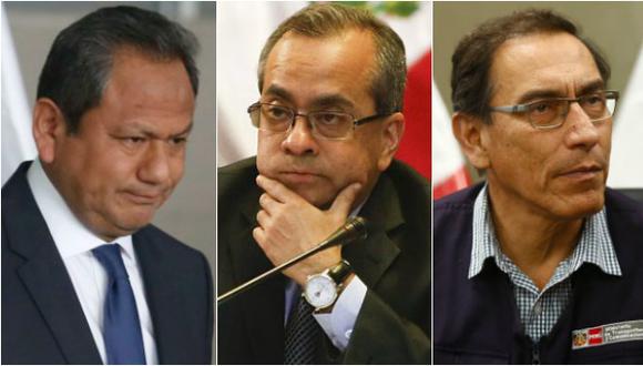 Mariano González, Jaime Saavedra y Martín Vizcarra son los ministros que ha perdido PPK hasta ahora. (Composición)