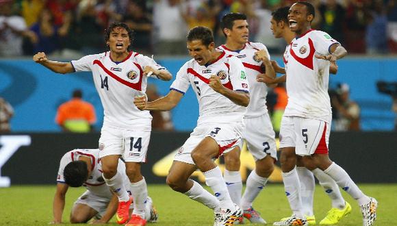 HISTÓRICO. Costa Rica se metió entre los ocho mejores por primera vez. (Reuters)