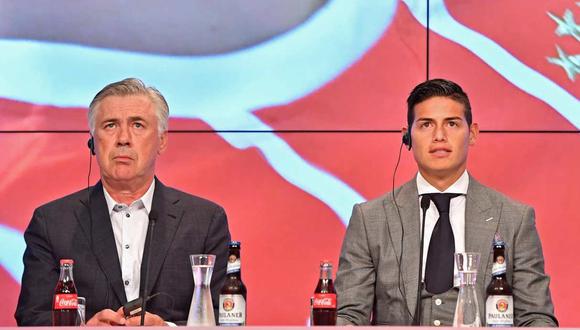 James Rodríguez sigue en los planes del Nápoli de Carlo Ancelotti. (Foto: EFE)