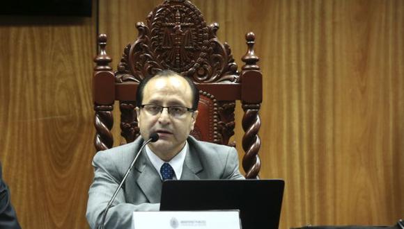 El fiscal Hamilton Castro lidera el equipo especial para el caso Lava Jato del Ministerio Público. (Perú21)