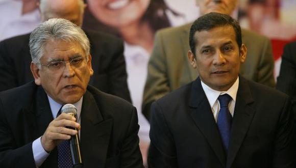 PARA EL RECUERDO. Humala ya no considera a Jiménez como su brazo derecho en economía. (Luis Gonzáles)