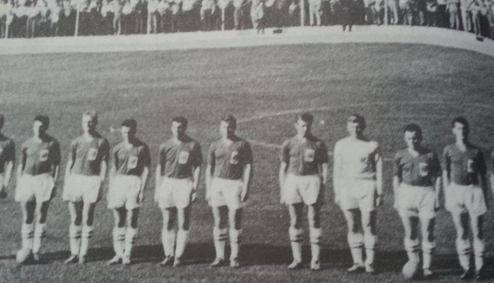 La selección inglesa que cayó goleado ante Perú el 4-1 en el Estadio Nacional el 19 de mayo de 1959. (Libro ‘Goles con historia’)