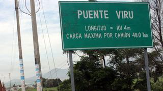 La Libertad: Puente Virú será rehabilitado en una semana, asegura ministro Vizcarra