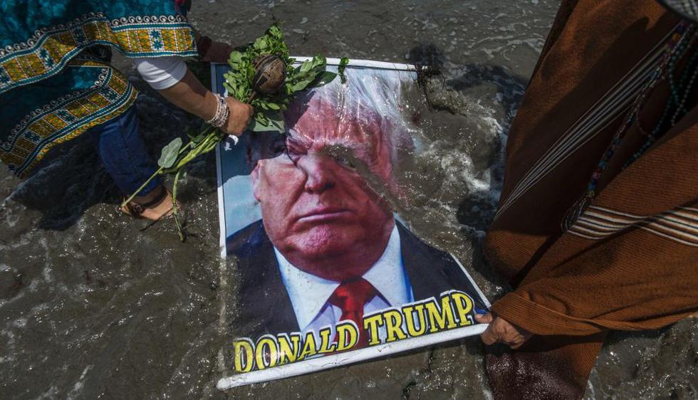 Chamanes peruanos ‘castigan’ a Donald Trump para que no sea presidente de Estados Unidos. (AFP)