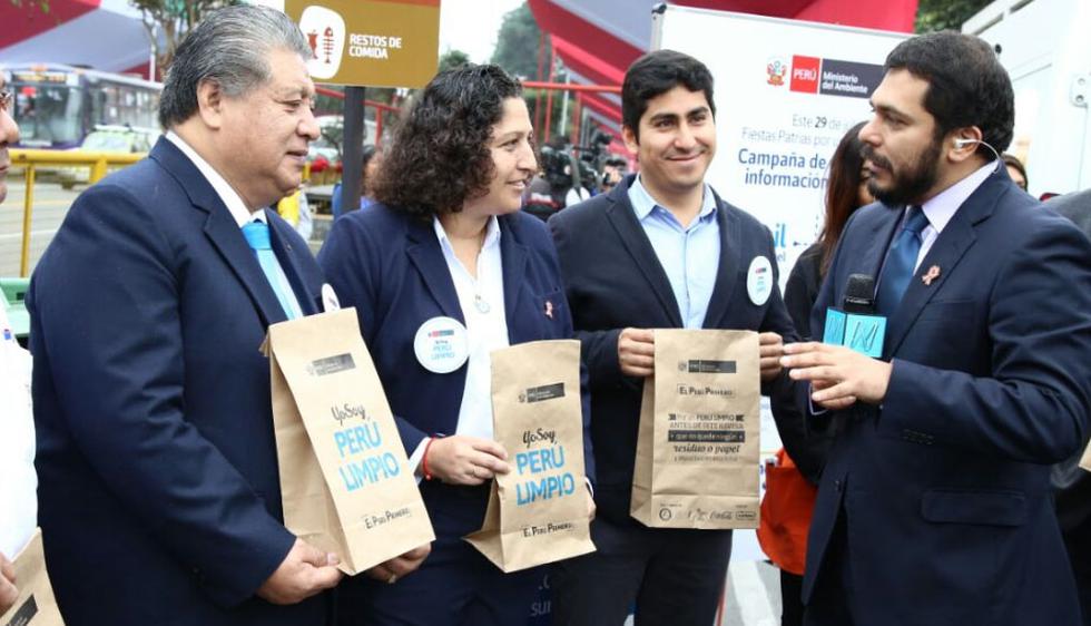 Ministerio de Ambiente entregará bolsas de papel para Fiestas Patrias. (Foto: Ministerio del Ambiente)