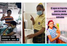 Bagua, Pucallpa e Iquitos: tres niños enseñan a cuidar el agua desde TikTok  [VIDEO]