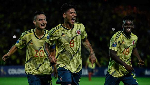 Colombia vs Venezuela se enfrentan en la cuarta jornada del Preolímpico Sub 23. (Foto: AFP)