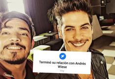 Erick Elera anuncia el “fin de su relación con Andrés Wiese” tras video donde actor aparece cariñoso con influencer