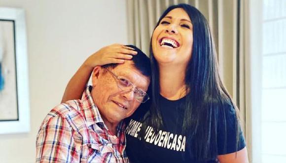 Tula Rodríguez y la emotiva despedida que protagonizó con su papá. (Foto: @tulaperu)
