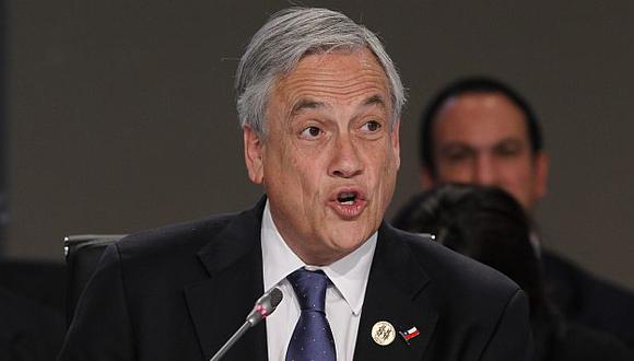 Sebastián Piñera fue criticado por congresistas de diversas bancadas. (AFP)