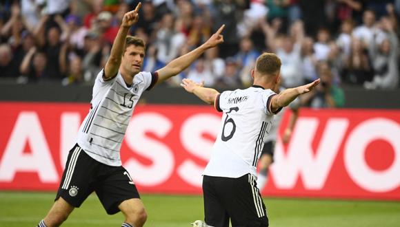 Alemania recibió a Italia en Mönchengladbach por la Nations League | Foto: AFP