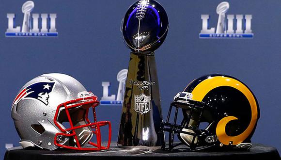 El Super Bowl 2019 tendrá la gran atracción con los Patriots vs. Rams y los anuncios en el half time. (Foto: AFP)