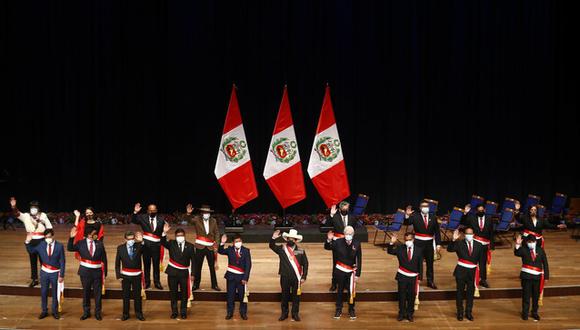 Gremios cuestionan al Gabinete Ministerial de Guido Bellido. (Foto: Presidencia)