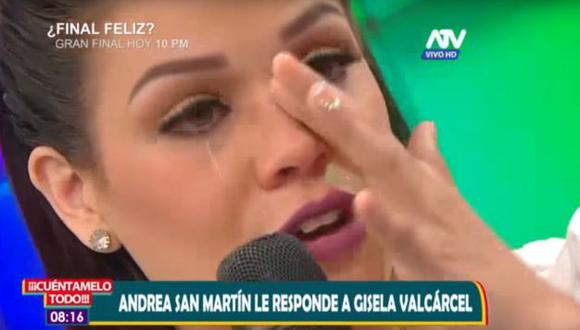 Gisela Valcárcel dijo que "nadie ve" NextTV y Andrea San Martín le respondió así. (ATV)
